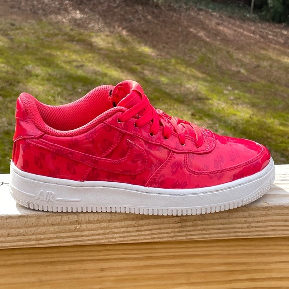 Nike Hot Pink Air Force 1's Size 5.5Y - Picture 1 of 16